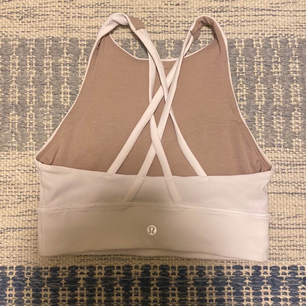 Lululemon High Neck Energy Bra Ribbed - Picture 3 of 4